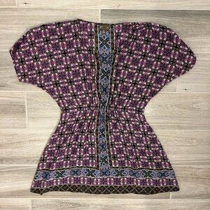 Anthropologie Fei silk tunic top XS